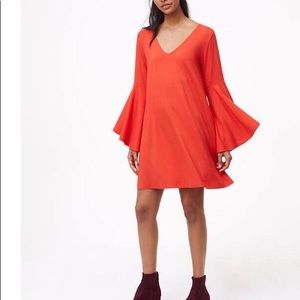 Loft Dress Bell Sleeve NWT
